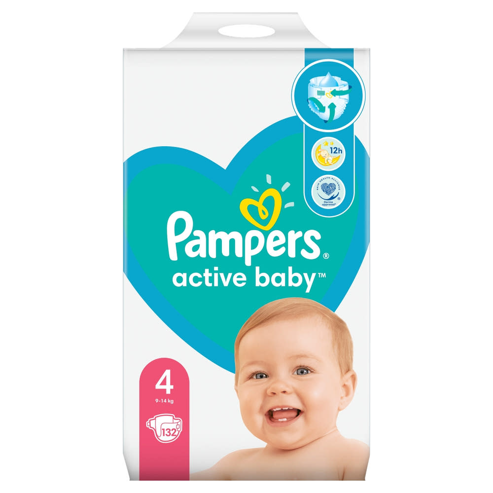 pampers new active 4+