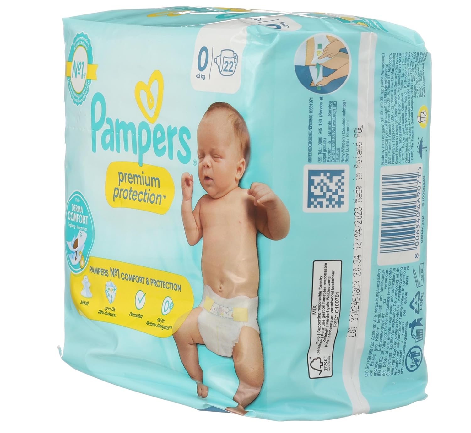 pieluchomajtki pampers pasek z tylu