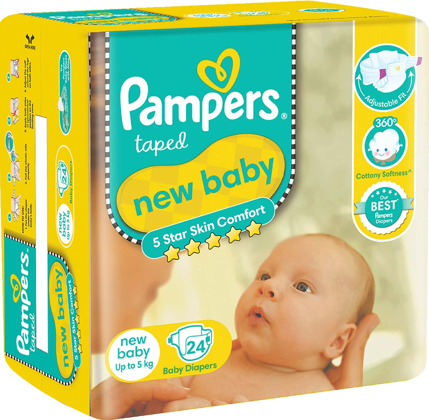 pampers premium care pieluchy 1 newborn 88 sztuk