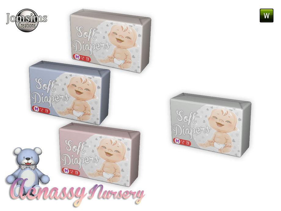 Pampers decor sims 4