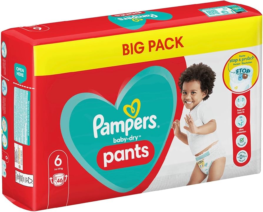 pampers active baby 3 104szt