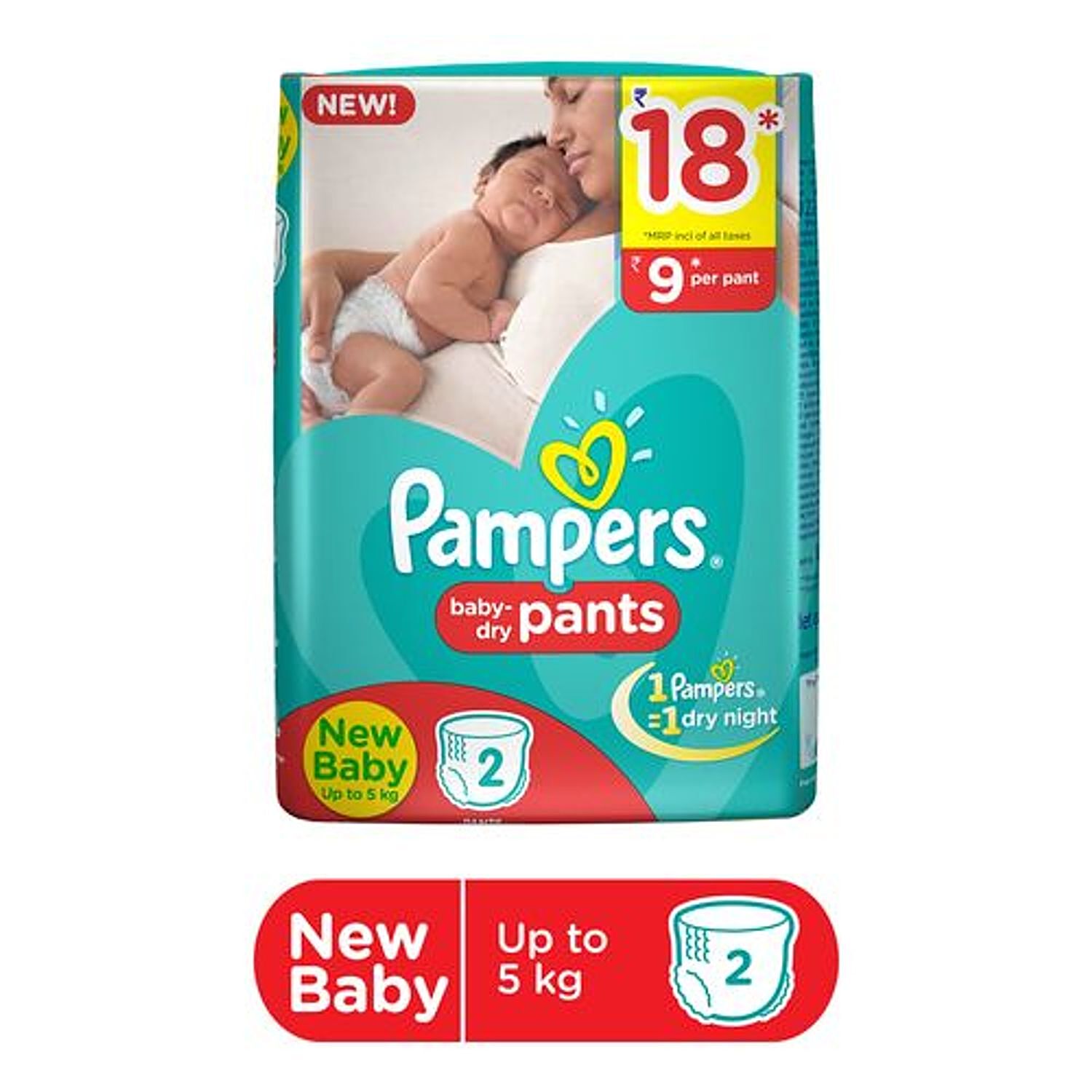 pieluchy pampers 2 szt 76