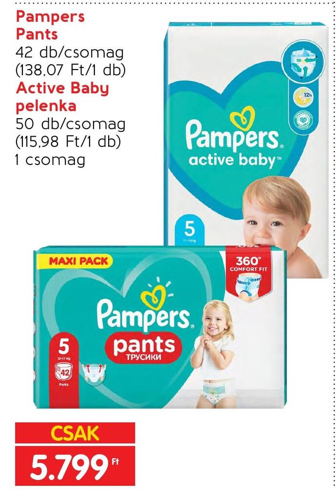 pampers törlőkendő