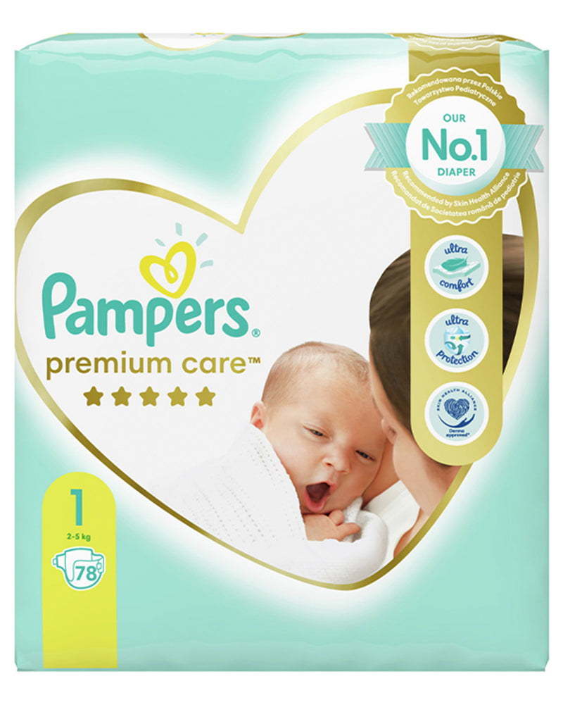 pampers care premium 3 40 sztuk