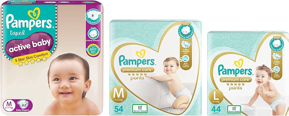 pampers nr 3 208 bucati