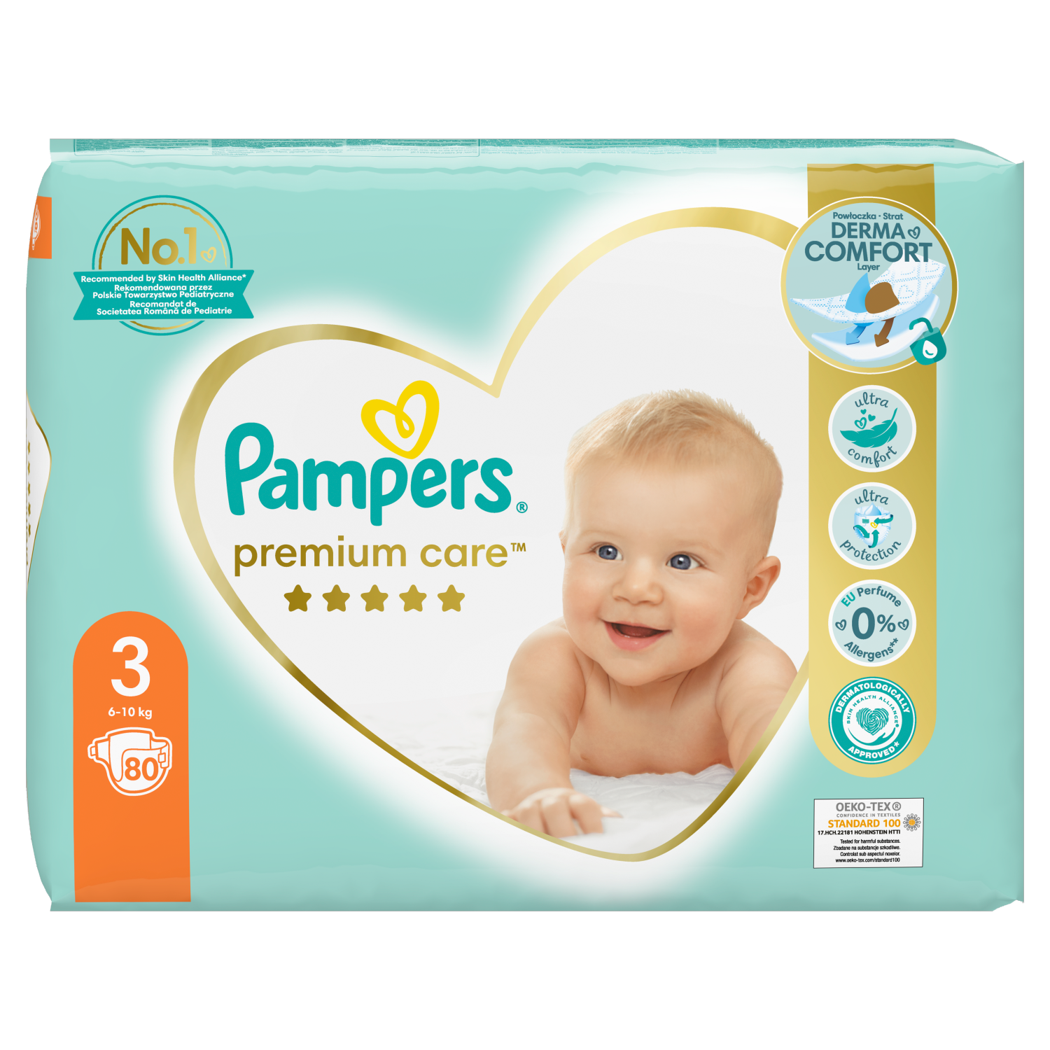 pieluchy pampers premium care newborn cena