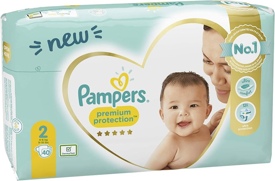 pampers new born dry