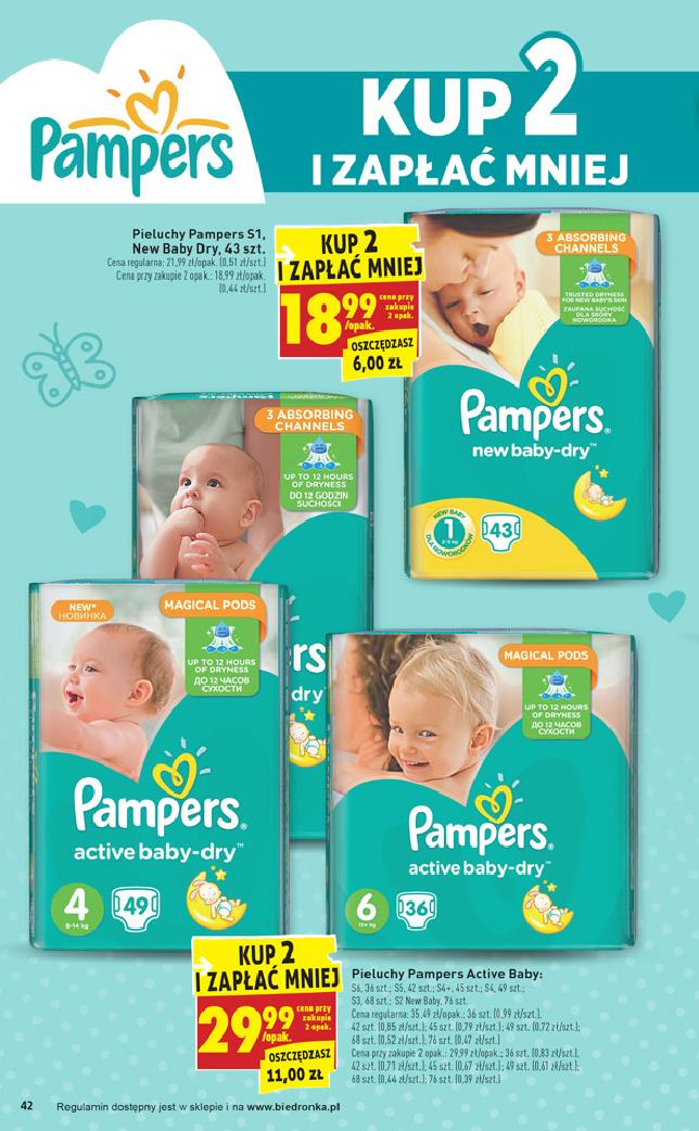 pampers pampersy 2-5 kg