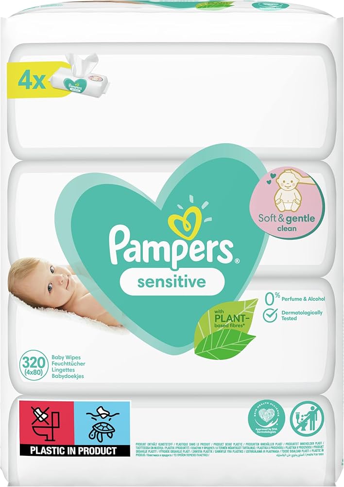 pieluchy pampers różowe i niebieskie