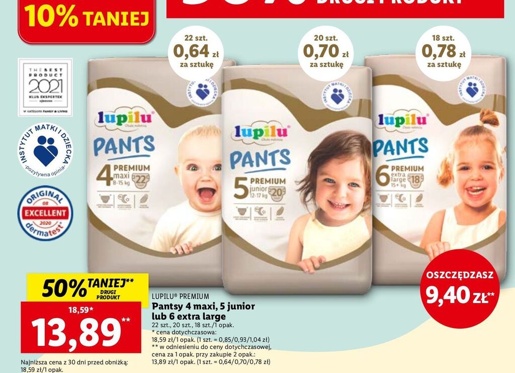 lidl pampersy fimy pampers