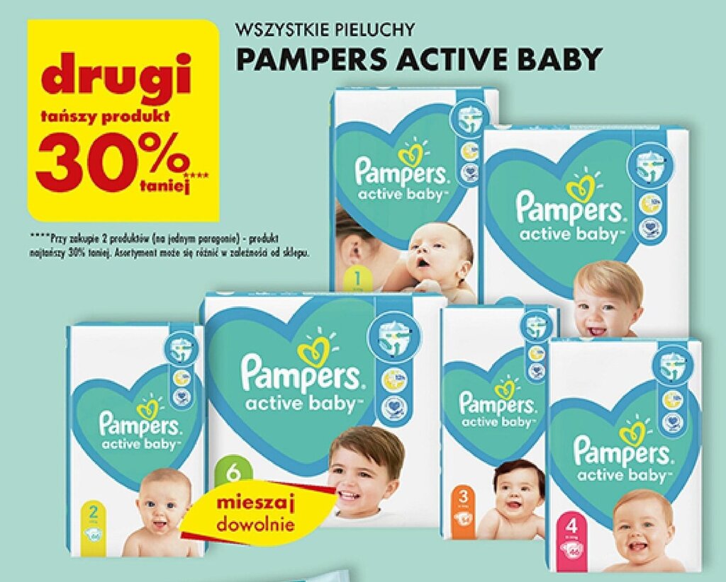 rossmann pieluchy pampers 6 promocja