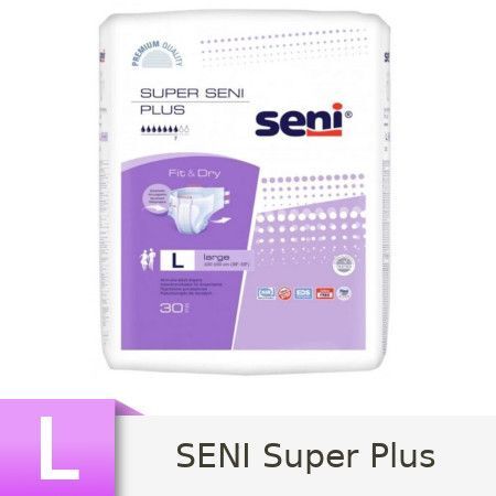 super seni plus pieluchomajtki dla dorosłych medium 30 szt