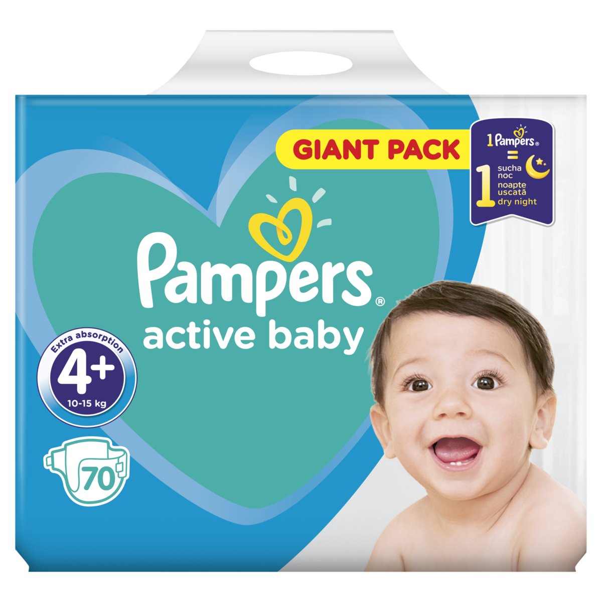 pampers w nocy