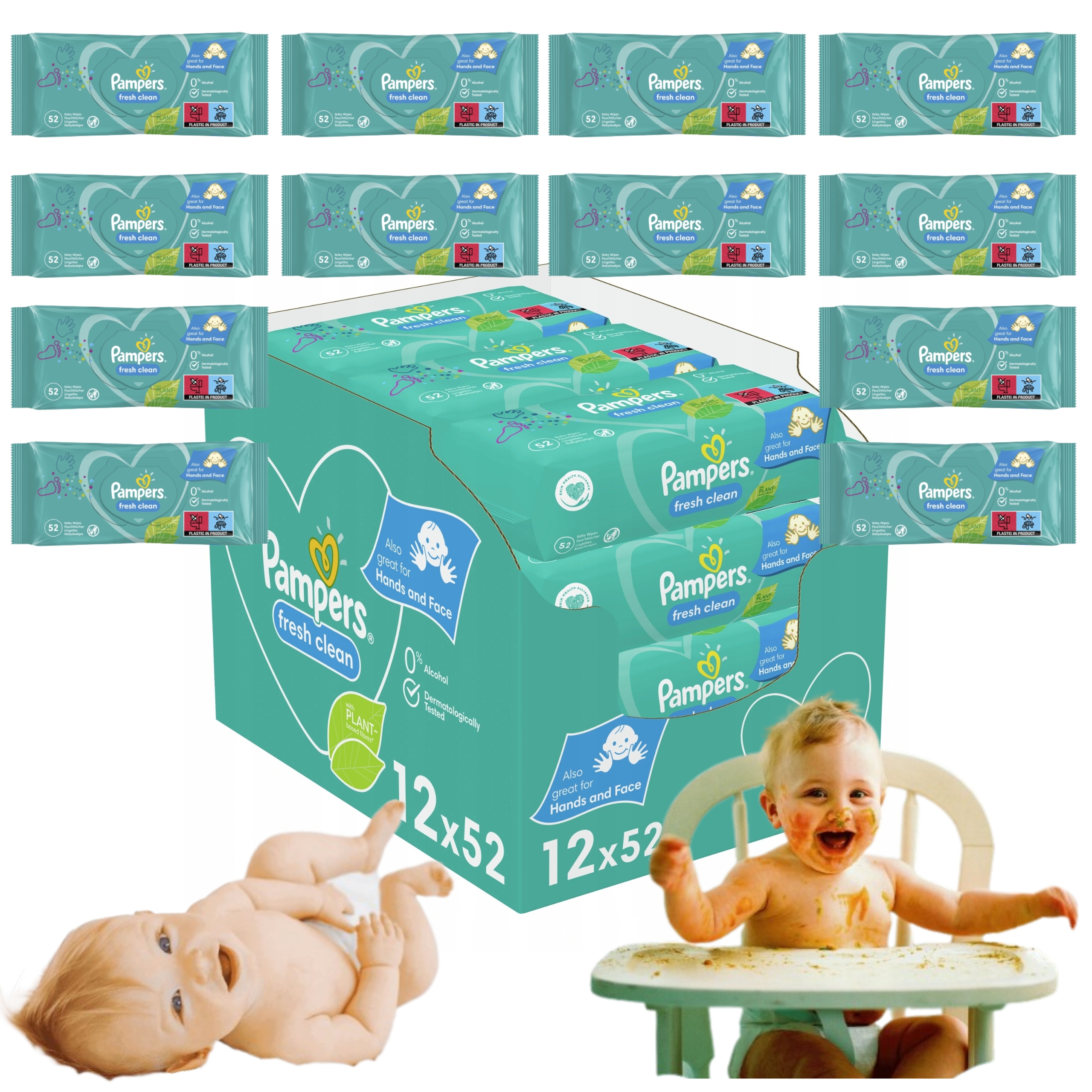 allegro chusteczki pure water pampers