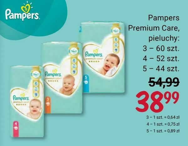 pieluchy pamper new born rossmann